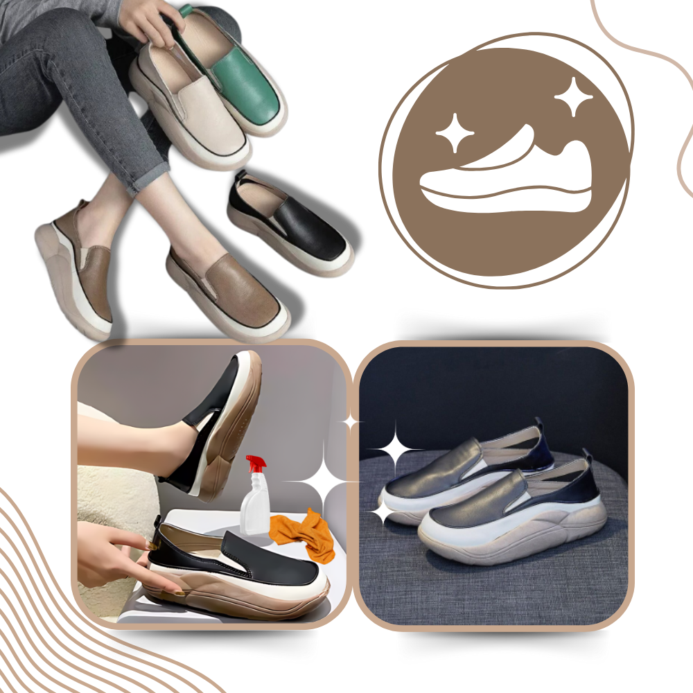 Lightweight Soft Platform Loafers - Hassle-Free Upkeep - Ozerty