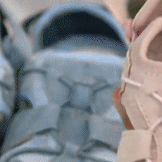 Lismali Comfyfleek Hook And Loop Stretchy Toe Box Flat Sport Sandals